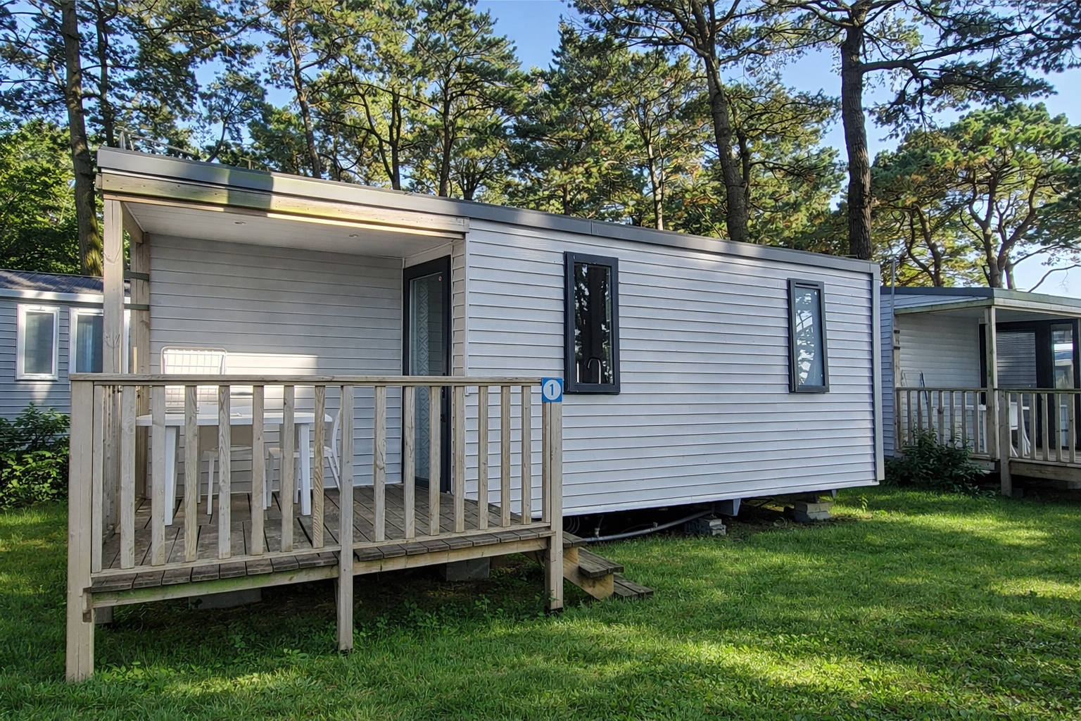 Mobilhome 2 chambres  Classique au camping Ushua�a Villages l'Estuair