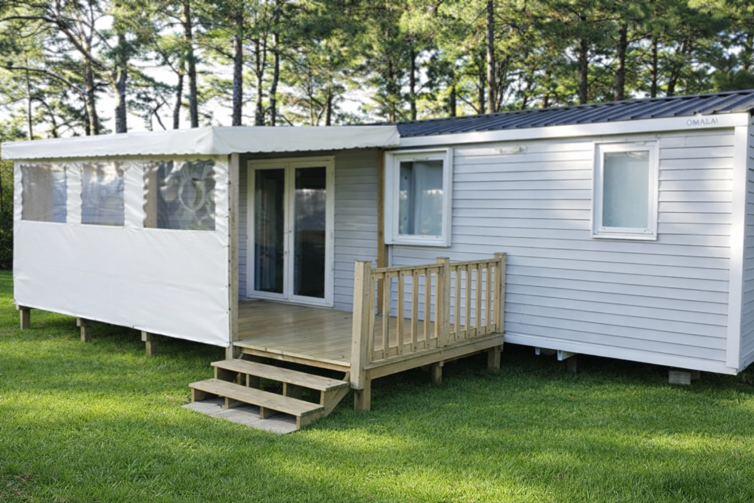Mobil-home 3 chambres au camping l'Estuaire en Loire Atlantique